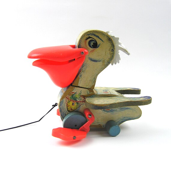fisher price pelican pull toy