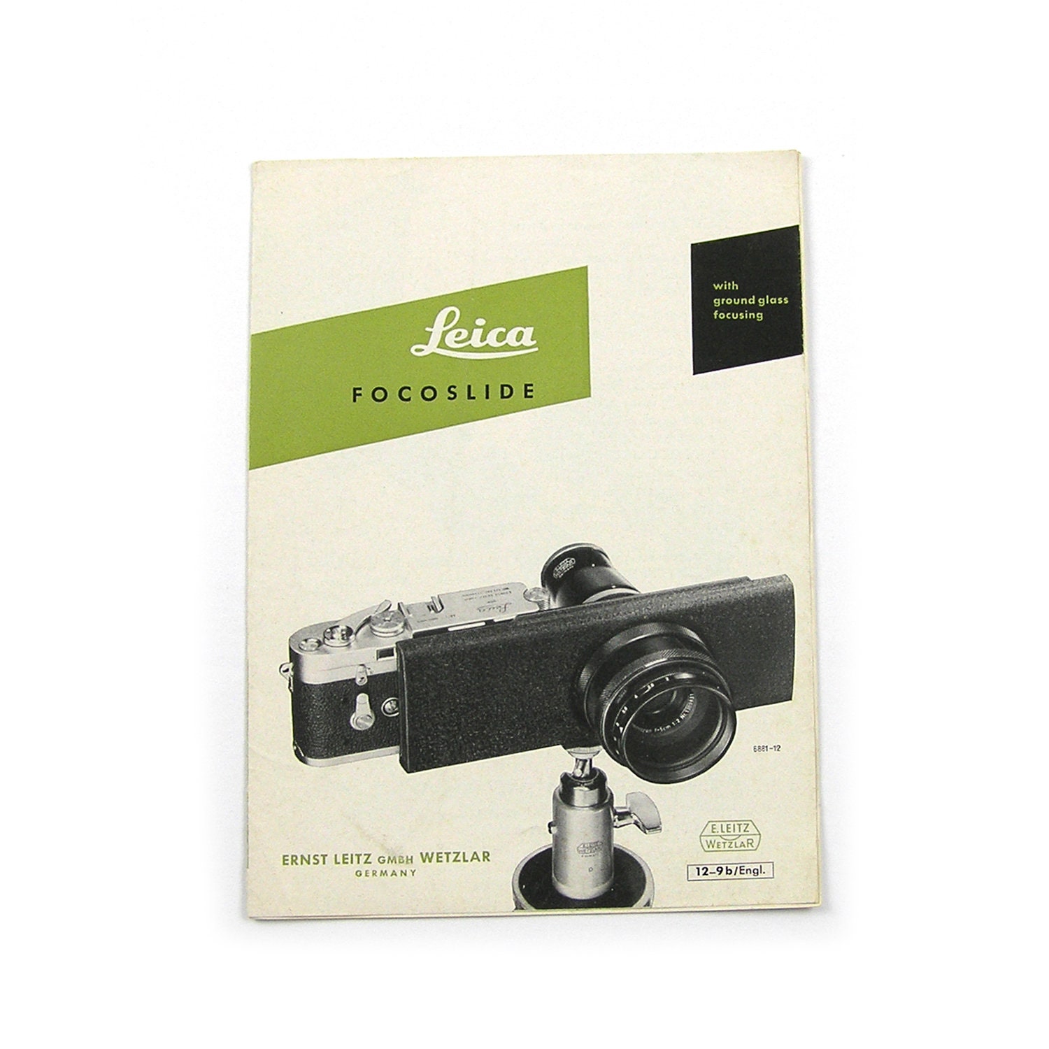 Vintage Camera Brochure fully illustrated with 12 pages c1950s The