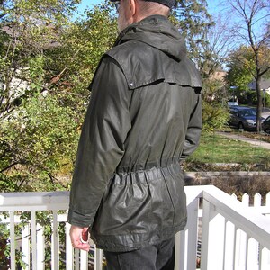 Vintage 1991 Barbour Durham Men s Waxed Jacket Size L Barbour