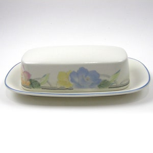 Butter Dish Mikasa Garden Poetry Mikasa Intaglio