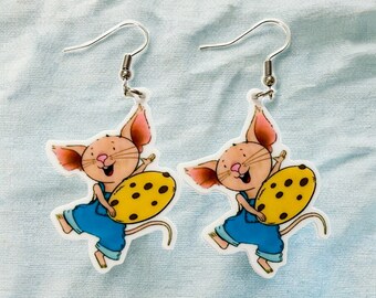 If You Give A Mouse A Cookie Teacher Earrings
