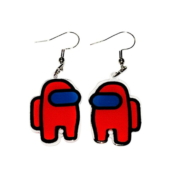 Among us earrings etsy best sale
