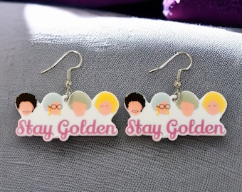 Golden Girls Stay Golden Earrings