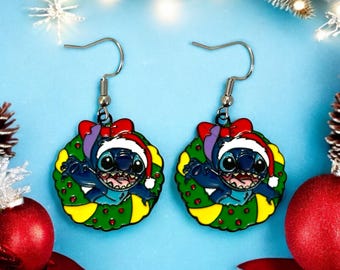Christmas Stitch Earrings