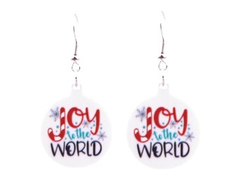 Boucles d'oreilles ornement Joy To The World