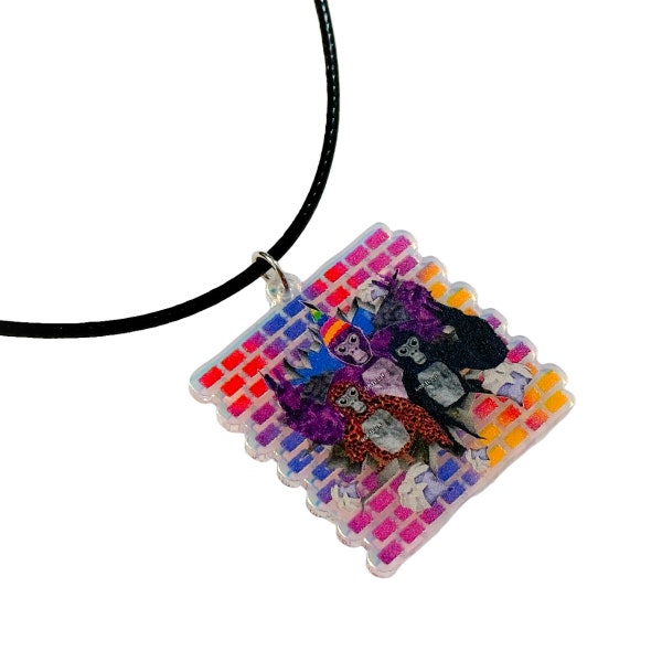 Gorilla Tag Cord Necklace