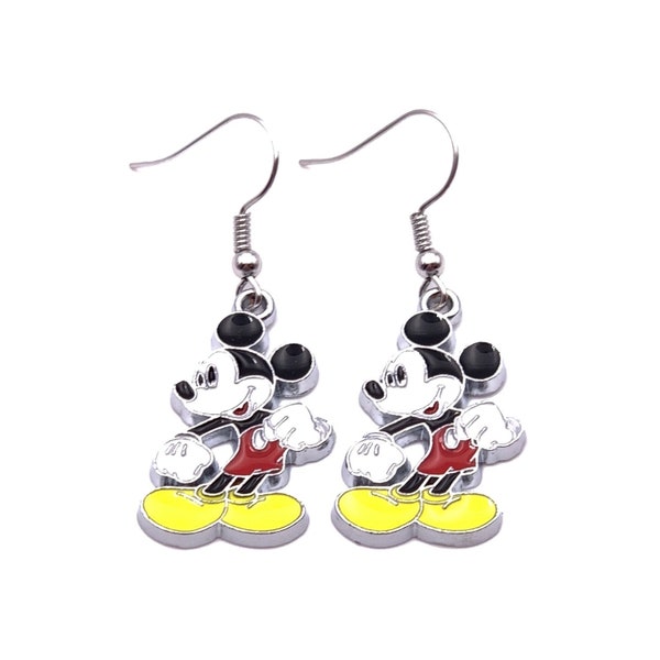 Mickey Mouse Earrings - Etsy