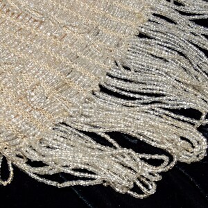 1930s Ivory-Colored Beaded Flapper Purse image 6