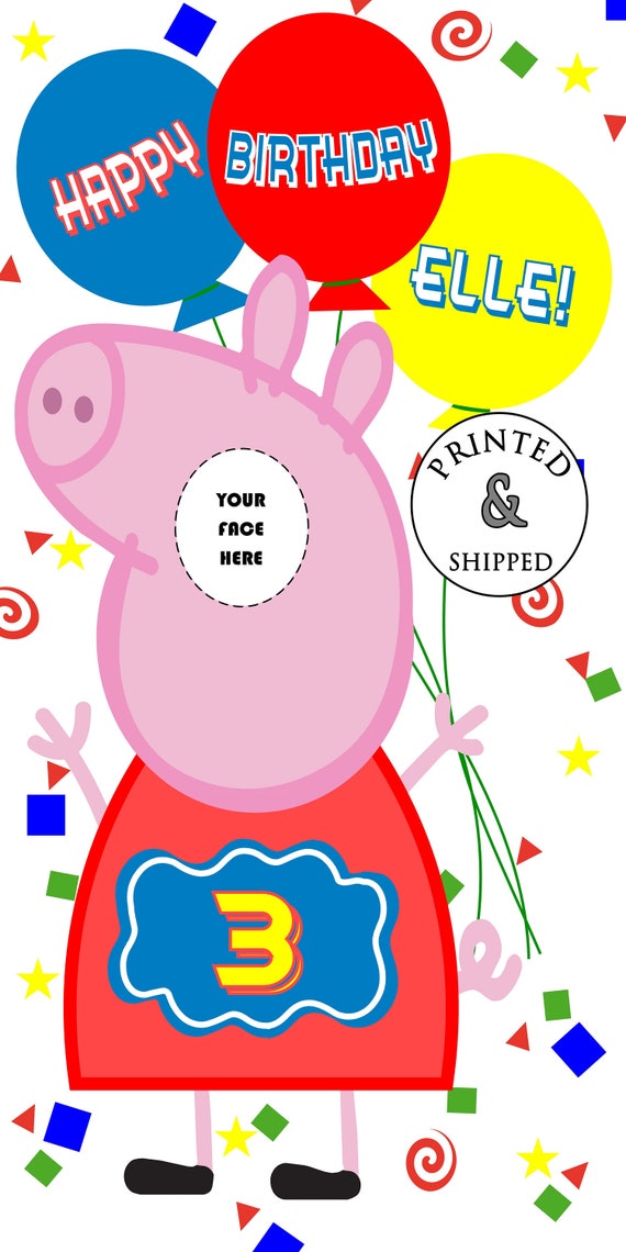 Cartes Peppa Pig pour anniversaire