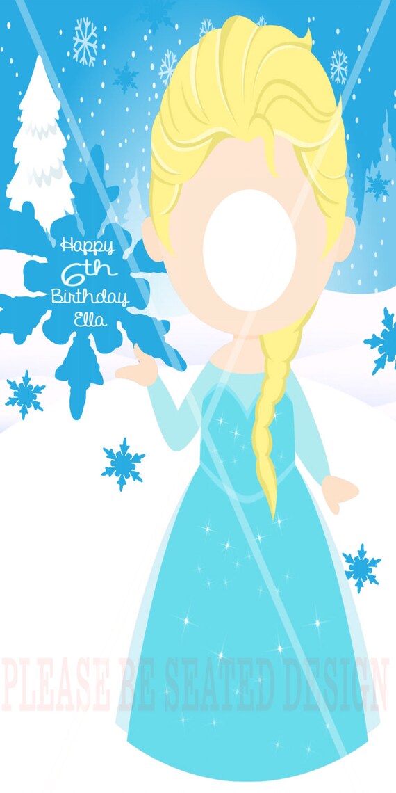 Frozen Elsa Birthday Party Cut out/ Life size cut out/ Frozen | Etsy