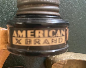 vintage rubber stamp ink. rubber stamps, paper clip holder