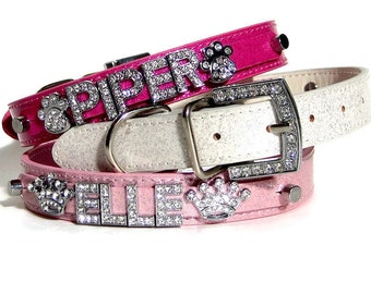 custom bling dog collar