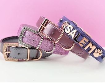 Personalized Dog Collar | Gifts for pets | Lavender Collection | XXS XS S M L XL | Personalized Dog Collar Personalized Gift