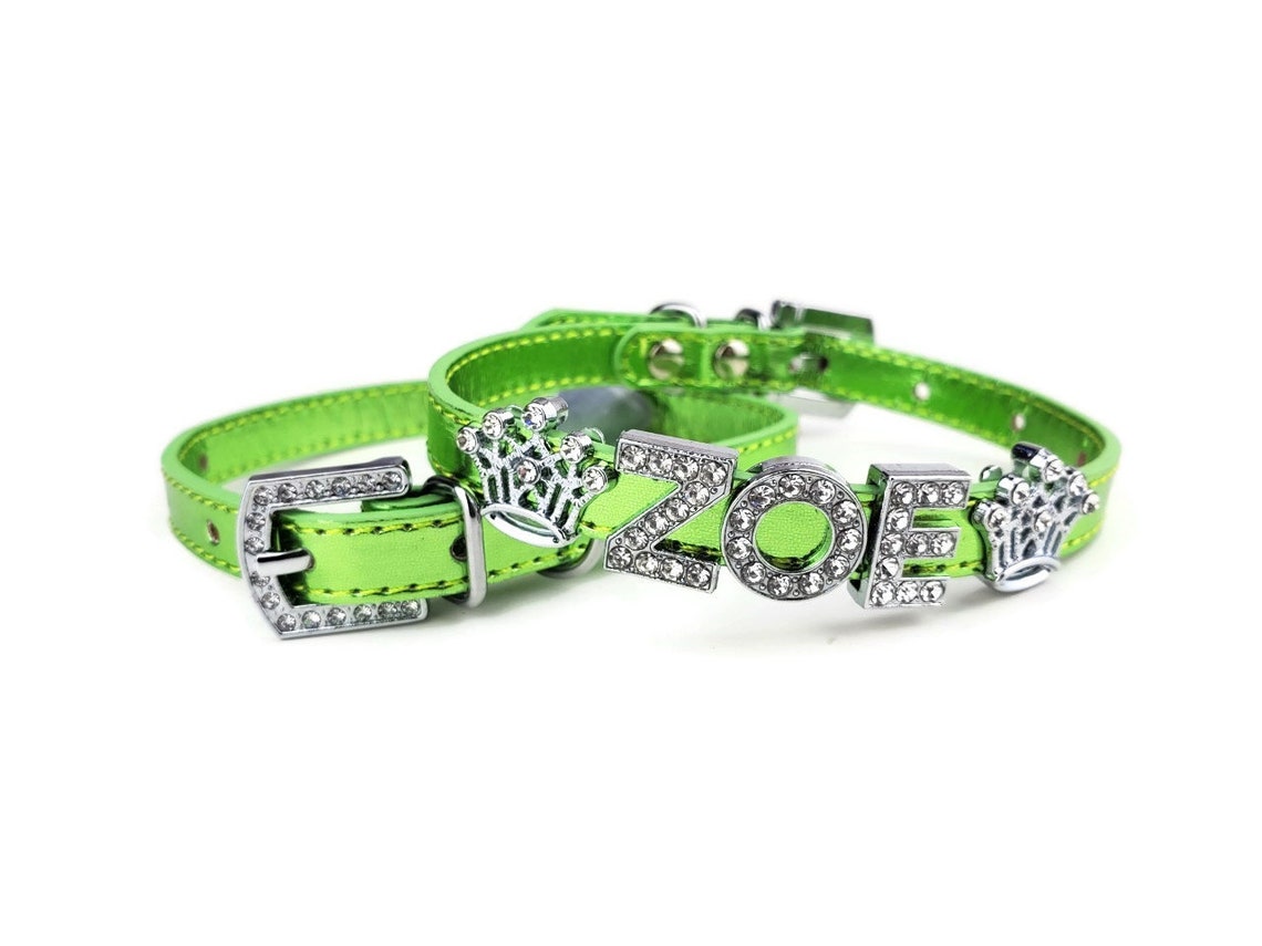 XS Thin Cat Collar or XS Dog Collar Queen of the Jungle Etsy