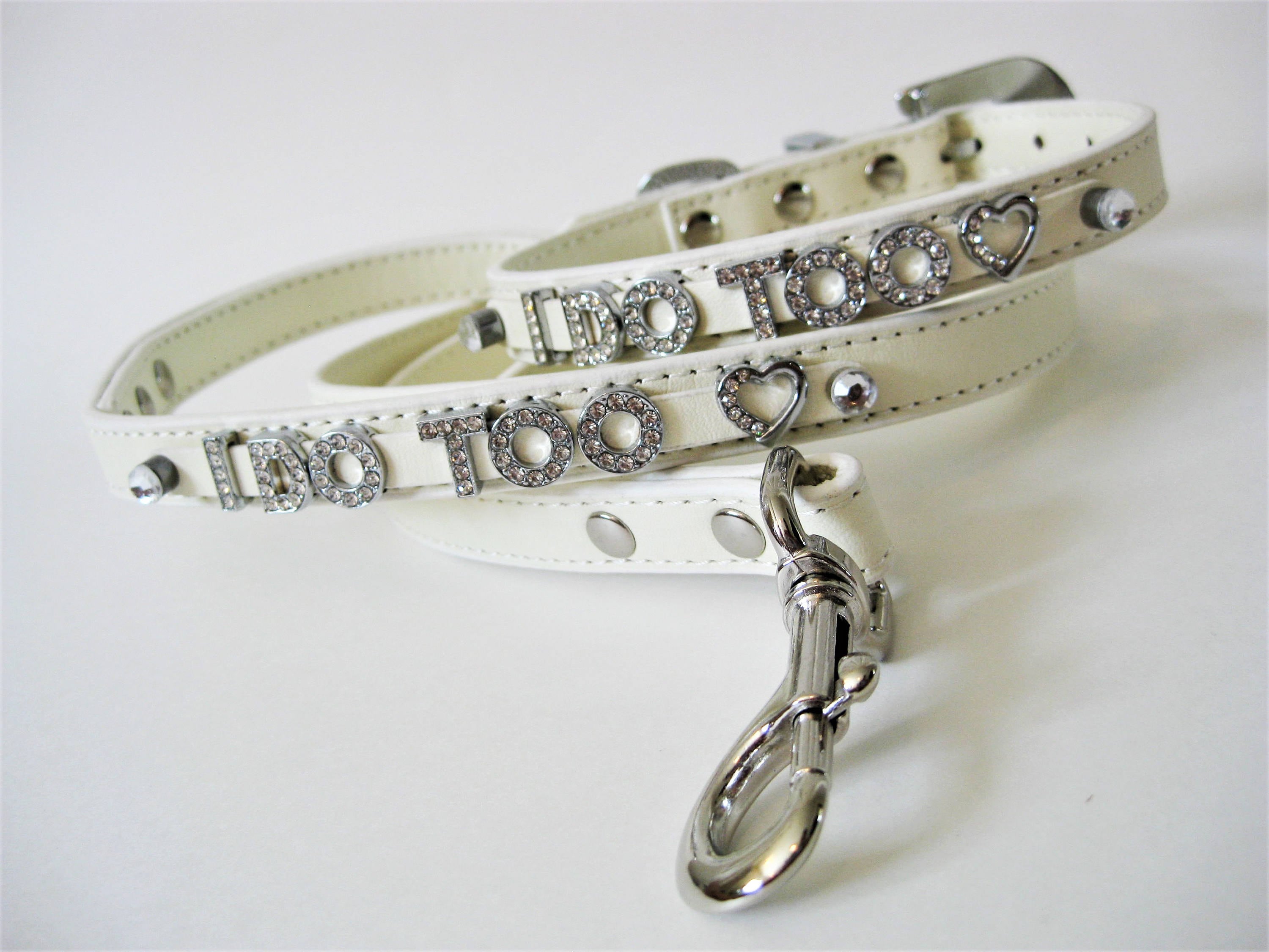 Wedding Dog Leash I Do Too Leash Elegant Wedding Decor Etsy Australia
