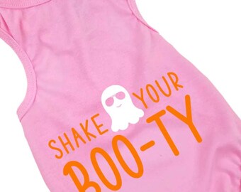 Shake Your Boo-Ty Dog shirt | Dog Halloween Costume  | XXS-5XL |  Halloween dog costume | Funny Dog Shirt | Pink Halloween dog outfit