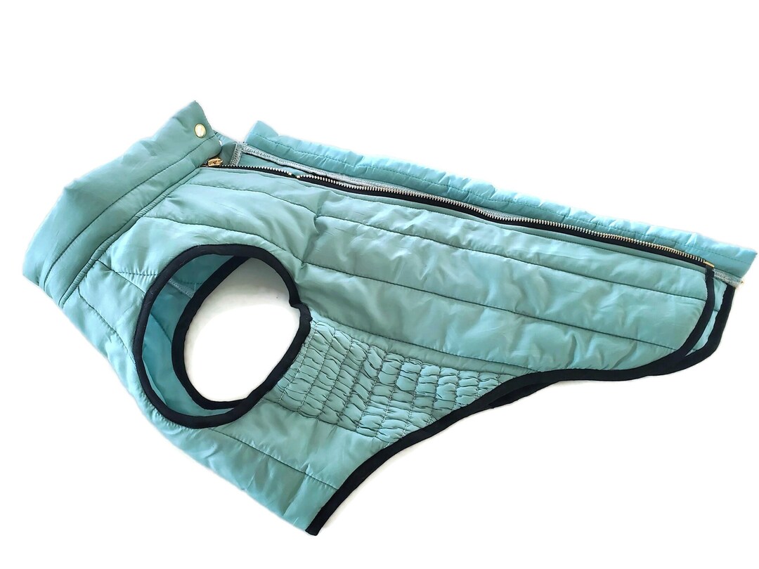 Sea Monster Green Dog Coat XXS5XL Sage Dog Jacket Puffer Jacket for