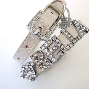 XXS Dog Collar Personalized Collar the Sparkles Extra Small Dog Collar