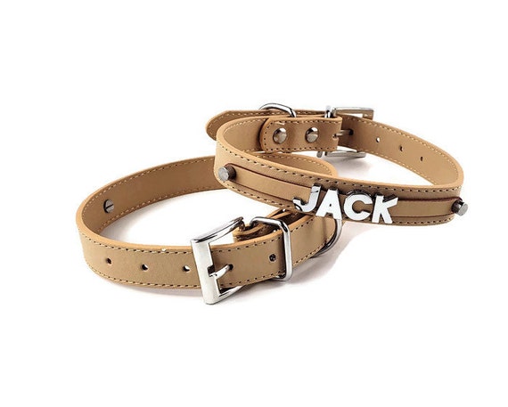 beige dog collar