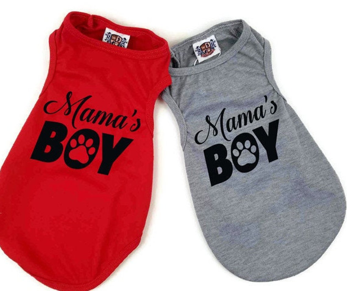 Mama's Boy Dog Shirt Mother's Day Gifts Dog Mom Etsy