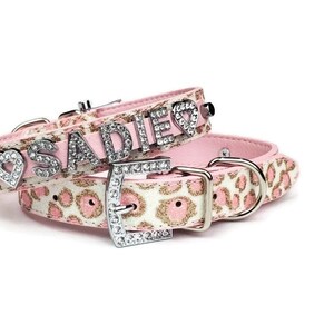 The Pinks | Personalized Pet collar | XXS-XXL | Personalized Dog Collar | Pink Cat Collar | Pink Dog Collar Personalized Gift image 8