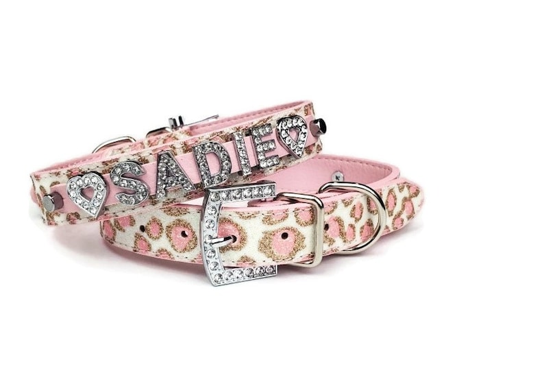 The Pinks | Personalized Pet collar | XXS-XXL | Personalized Dog Collar | Pink Cat Collar | Pink Dog Collar Personalized Gift image 8