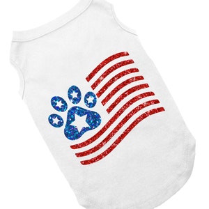 4th of July dog shirt | Labor Day dog shirt | Dog clothes | XXS-5XL | summer dog clothes | flag dog shirt | Patriotic shirt for dogs