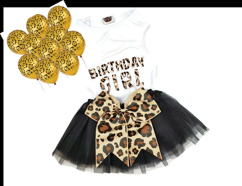 Dog Birthday Party Birthday girl Dog package Cheetah Birthday outfit Birthday Dog Size XS 5XLv Leopard birthday for dog image 4