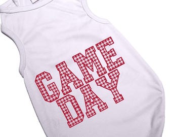 Camiseta para perro Game Day / 15 opciones de colores / XXS-5XL / Regalos para perros / Camiseta de fútbol para perros / Camiseta de fútbol para perros