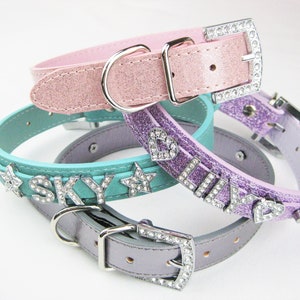 Bling Dog Collar | Gifts for pets | XXS XS S M L  XL | Personalized Dog Collar | Pink Dog Collar