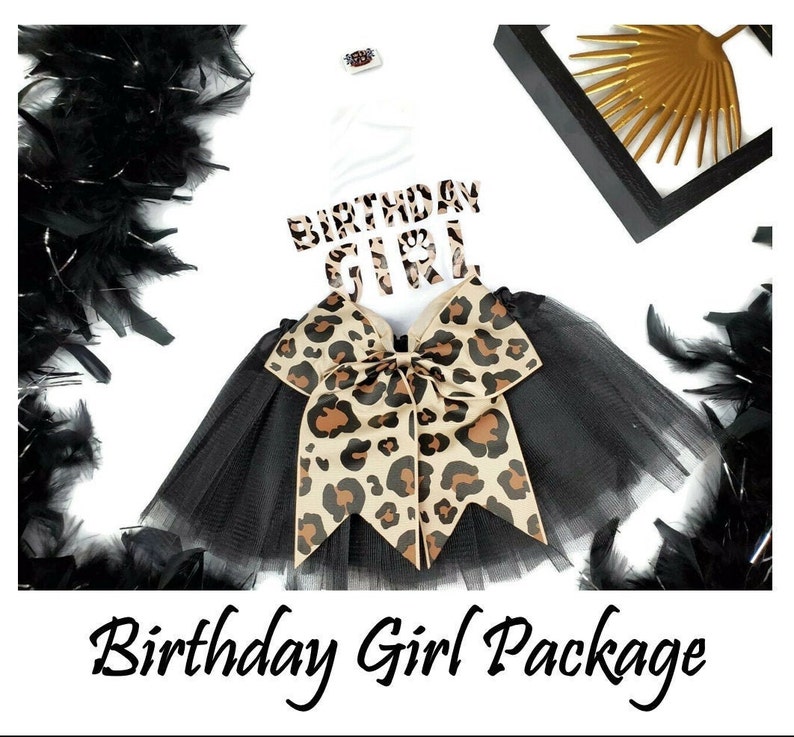 Dog Birthday Party Birthday girl Dog package Cheetah Birthday outfit Birthday Dog Size XS 5XLv Leopard birthday for dog image 1