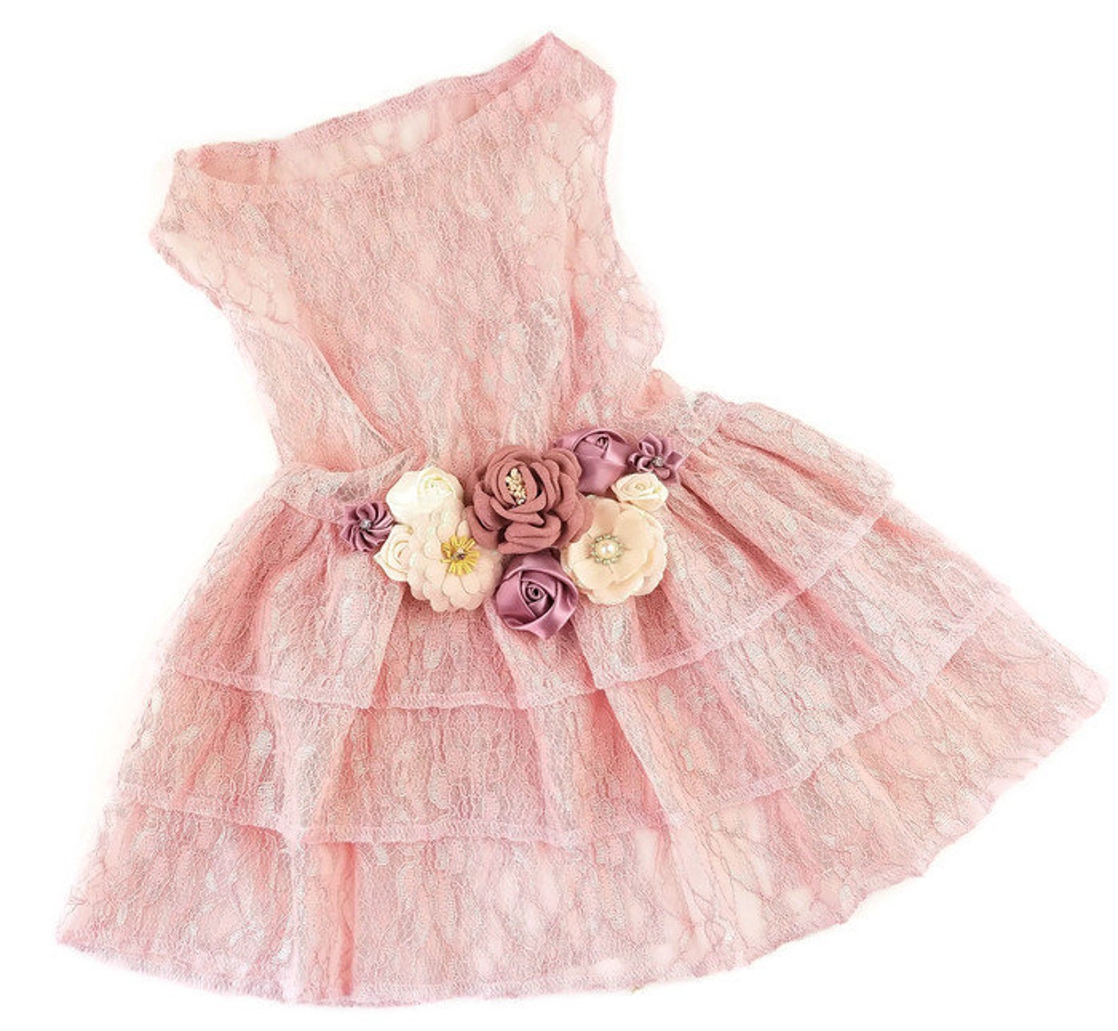 Wedding Dog Dress Dog Flower Girl Dress the Josefina Etsy