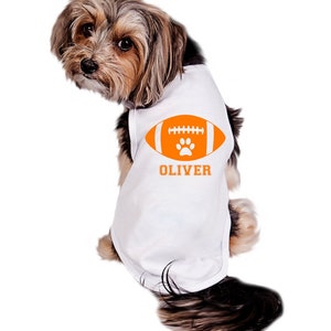 Camiseta de fútbol personalizada para perros / 15 opciones de colores / XXS-5XL / Regalos para perros / Camiseta de fútbol para perros / Camiseta de fútbol para perros