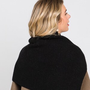 shawl turtleneck