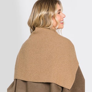 shawl turtleneck