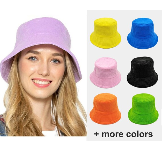 Terry Bucket Hat Terry Cloth Bucket Hat 