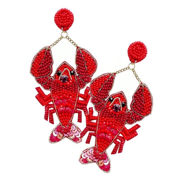 Lobster Earrings Etsy