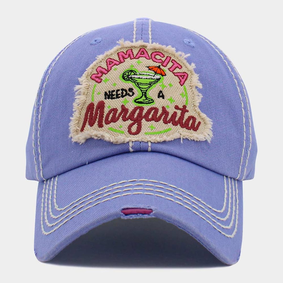Mamacita Needs a Margarita Hat Ball Cap Baseball Hat Drink Alcohol