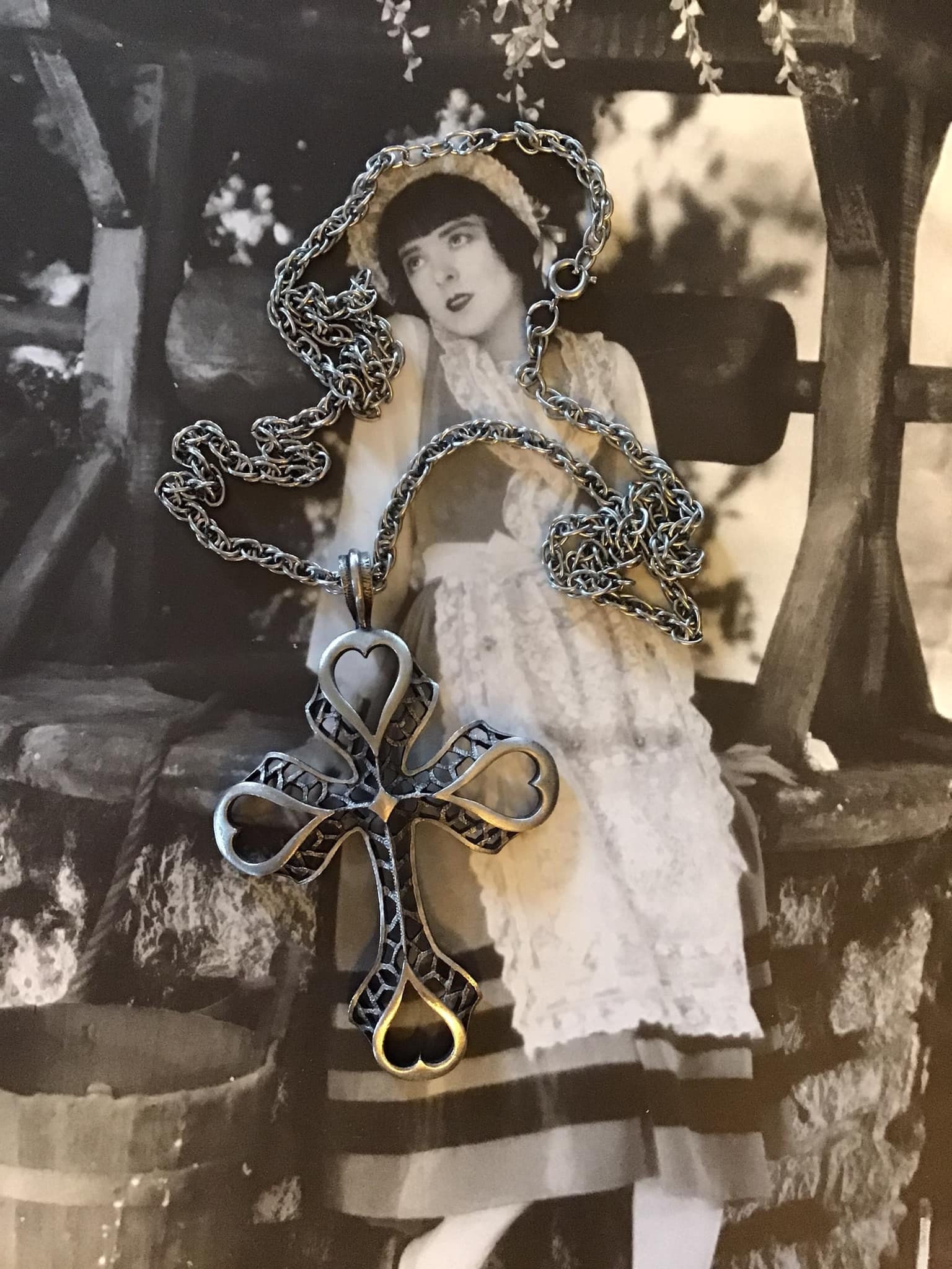 Vintage Silver 70s Necklace - Etsy