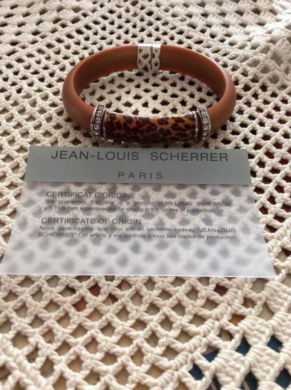 Vintage 1990s Bracelet Designer Jean-Louis Scherre