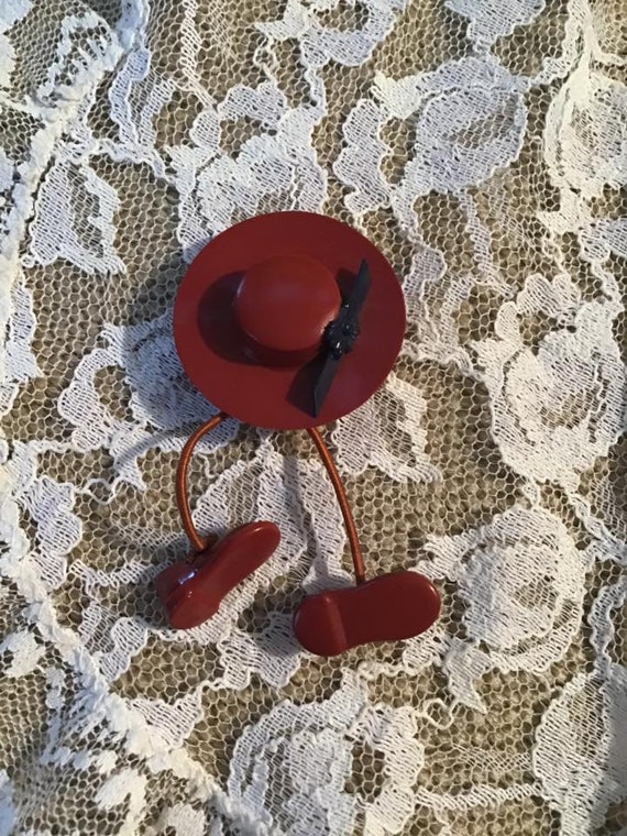 Vintage 1940's 1950's Brooch Pin NOVELTY Miniature