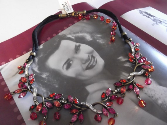Vintage 1990s Necklace Deadstock With Tag Sweet Ro