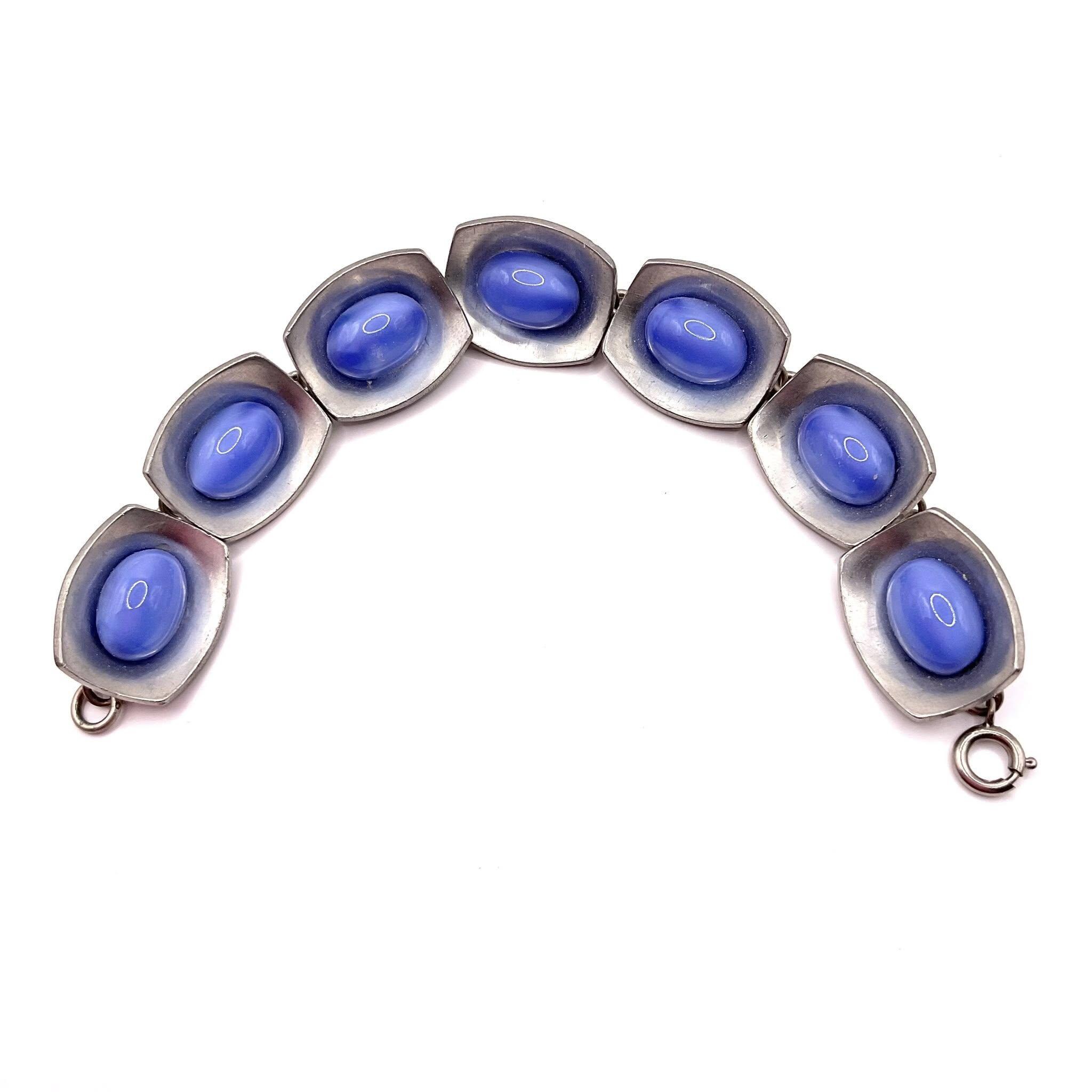 Jorgen Jensen Pewter Bracelet - Etsy
