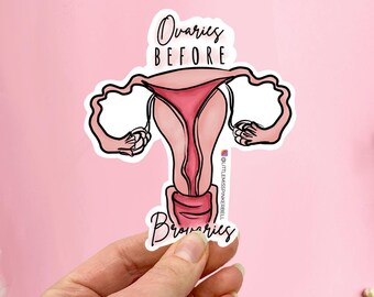 Girlfriend stickers, Bestie stickers, ovaries before Brovaries, Fried Before Guys, Girl Power, Galentine’s Day