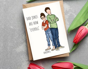 Teenager Dad Card, Father's Day Gift, Funny Card for Father's Day, Dad Jokes Greeting Card, Card for Dad