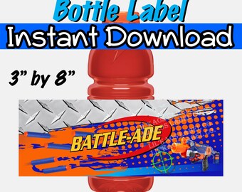 Custom gatorade bottle labels