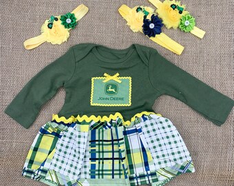 john deere baby outfit