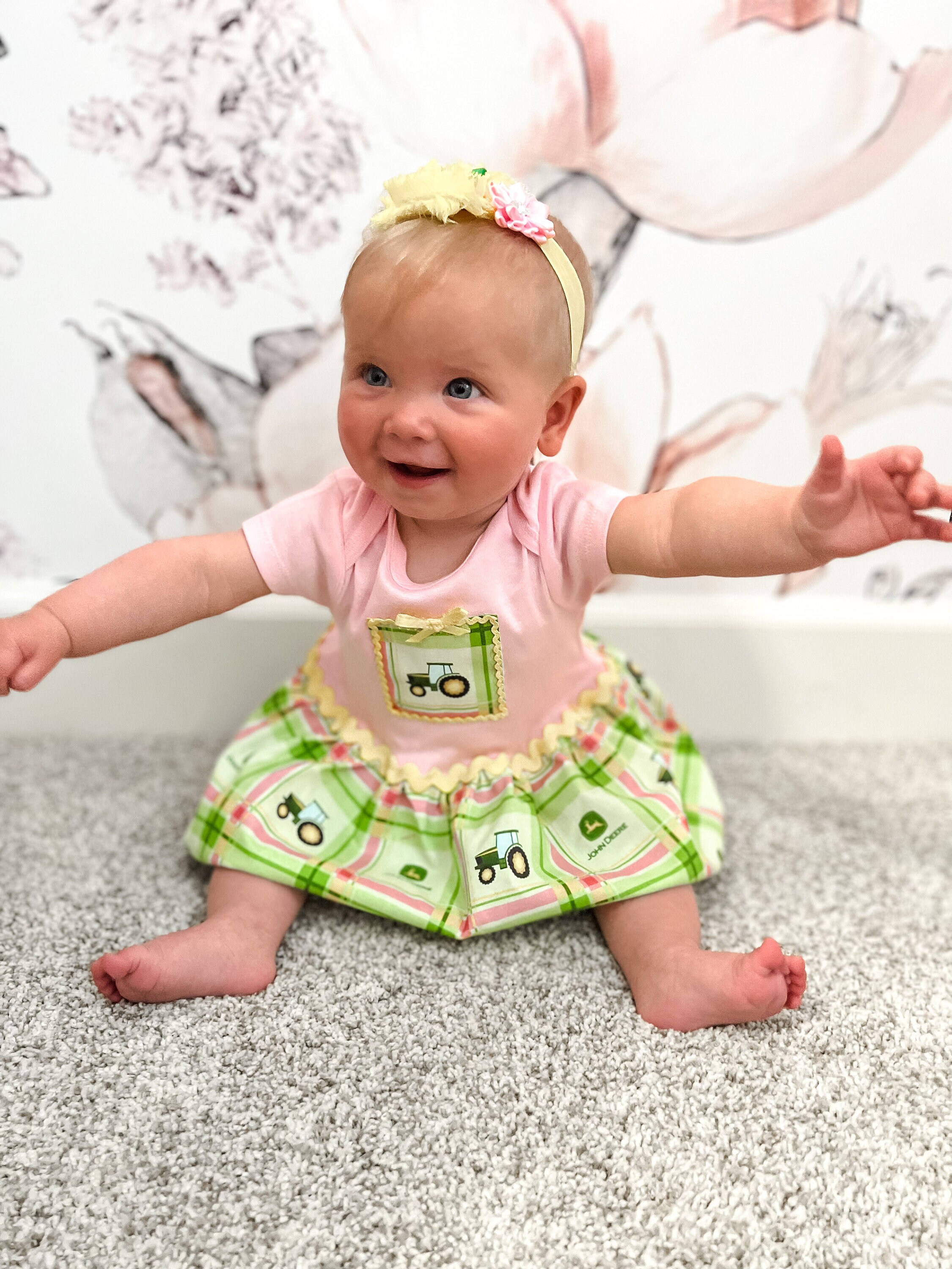 John deere hot sale baby girl clothes