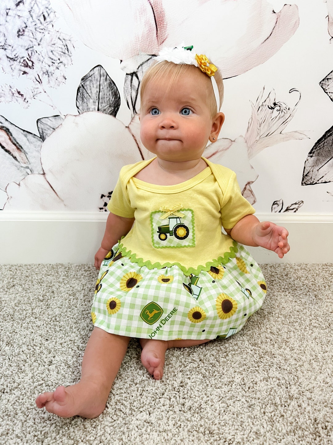 Vintage Tractor Romper