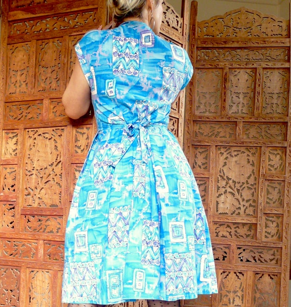 1990's Day Dress - Summer Work Frock - image 5